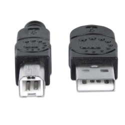 Cable Manhattan USB V2.0 A-B  0.9M Negro - Vista 9