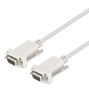 Cable Manhattan Null Modem Crossover DB9H-DB9H 2M - Vista 3