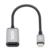Adaptador Manhattan USB-C a HDMI 4K-60Hz Aluminio Color Negro - Vista 3