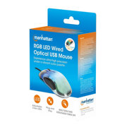 Mouse Optico Manhattan Gaming 7 botones USB Cableado - Vista 6