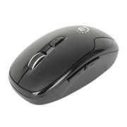 Mouse Optico Manhattan Inalambrico 6 botones Diestro 2.4G Negro - Vista 4