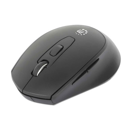 Mouse manhattan optico inalambrico 6 botones 2.4g negro