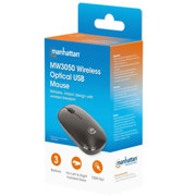 Mouse Manhattan Optico Inalambrico 2.4G Negro - Vista 6