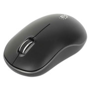 Mouse Optico Inalambrico Manhattan 3 botones 2.4G Negro - Vista 3