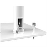 Soporte de Suelo Manhattan Antirrobo para Tablet/iPad 7.9" a 11" Altura 790 a 1190mm Color Blanco - Vista 10