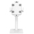 Soporte de Suelo Manhattan Antirrobo para Tablet/iPad 7.9" a 11" Color Blanco - Vista 2