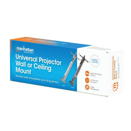 Soporte Proyector p/Techo Manhattan 43 a 65 cm 20 Kg - Vista 3