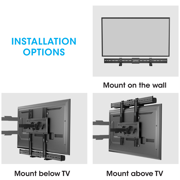 Soporte Manhattan Universal para Barra de Sonido - Vista 10