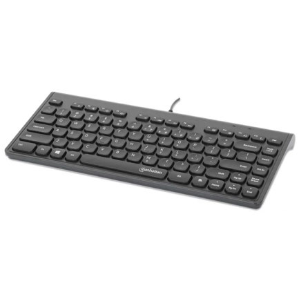 Teclado chocolate manhattan usb cableado negro