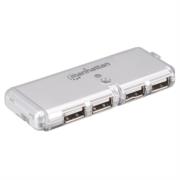 Mini Hub Manhattan USB 2.0 Sin Fuente 4 Puertos - Vista 4