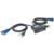 Mini Switch KVM Manhattan 2 Puertos USB 2:1 Cables+Audio Color Negro - Vista 8