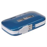 Hub Manhattan USB Alta Velocidad 2.0 Alimentación Dual 7 Puertos Color Azul - Vista 11