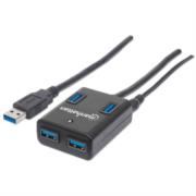 Hub Manhattan USB 3.0 Súper Velocidad 4 Puertos Color Negro - Vista 7