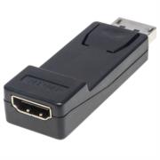 Adaptador manhattan displayport m a hdmi h pasivo color negro
