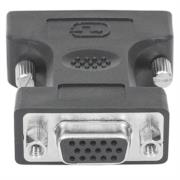 Adaptador Manhattan DVI-A&D HD15H 29M Color Negro - Vista 5
