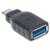 Adaptador Manhattan USB-C 3.1 Gen 1 Super Velocidad CM/AH 5 Gbps Color Negro - Vista 7