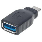 Adaptador Manhattan USB-C 3.1 Gen 1 Super Velocidad CM/AH 5 Gbps Color Negro - Vista 9