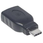 Adaptador Manhattan USB-C 3.1 Gen 1 Super Velocidad CM/AH 5 Gbps Color Negro - Vista 5