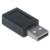 Adaptador Manhattan USB C-A 2.0 Color Negro - Vista 2