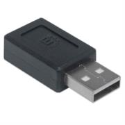 Adaptador Manhattan USB C-A 2.0 Color Negro - Vista 5