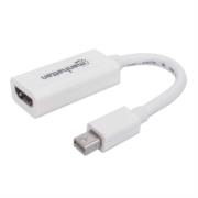 Adaptador manhattan pasivo mini displayport a hdmi-h color blanco