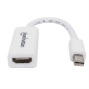 Adaptador Manhattan Pasivo Mini DisplayPort a HDMI-H Color Blanco - Vista 8
