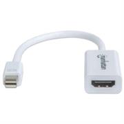 Adaptador manhattan mini displayport a hdmi color blanco