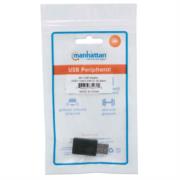 Adaptador Manhattan USB-A a USB-C Súper Velocidad Color Negro - Vista 9