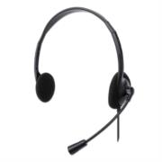 Audífonos manhattan estéreo microfóno ajustable usb color negro