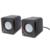 Sistema Altavoces Manhattan Serie 2600 USB Color Negro - Vista 5