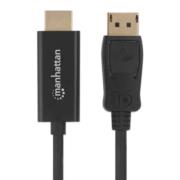 Cable Manhattan DisplayPort/HDMI M-M 1080p3m Color Negro - Vista 5