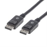 Cable Manhattan DisplayPort M-M Blindado 1m Color Negro - Vista 6