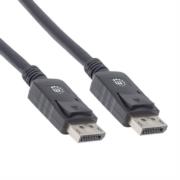Cable Manhattan DisplayPort M-M Blindado 2m Color Negro - Vista 5