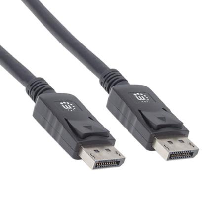 Cable manhattan displayport m-m blindado 2m color negro