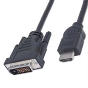 Cable manhattan para monitor hdmi/dvi-d m-m1.8m color negro