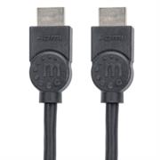 Cable Manhattan HDMI 1.3 M-M Alta Velocidad Blindado 1.5m Color Negro - Vista 5