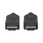 Cable Manhattan HDMI 1.4 M-M Alta Velocidad Canal Ethernet Blindado 2m Color Negro - Vista 9