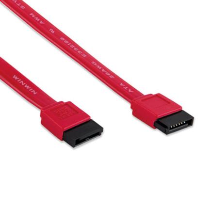 Cable manhattan sata hdd 50cm color rojo