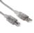 Cable Manhattan USB B Alta Velocidad 2.0 A-B1.8m Color Plata - Vista 7