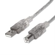 Cable Manhattan USB B Alta Velocidad 2.0 A-B1.8m Color Plata - Vista 9