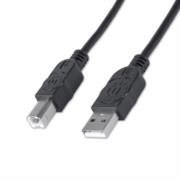 Cable manhattan usb b alta velocidad 2.0 a-b3m color negro