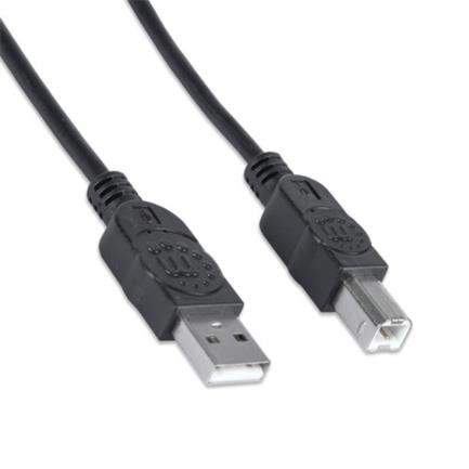 Cable manhattan usb b alta velocidad 2.0 a-b3m color negro