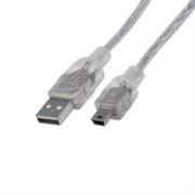 Cable Manhattan USB Mini B Alta Velocidad 2.0 A Mini B 1.8m Color Plata - Vista 9