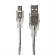Cable Manhattan USB Mini B Alta Velocidad 2.0 A Mini B 1.8m Color Plata - Vista 5