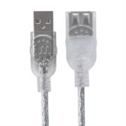 Cable manhattan usb 2.0 alta velocidad 1.8m color plata