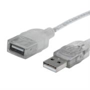 Cable Manhattan USB 2.0 Alta Velocidad 1.8m Color Plata - Vista 9