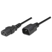 Cable manhattan alimentación monitor a cpu 1.8m color negro