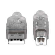 Cable Manhattan USB-B Alta Velocidad 2.0 5m Color Plata - Vista 9