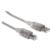 Cable Manhattan USB-B Alta Velocidad 2.0 5m Color Plata - Vista 2
