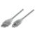 Cable Manhattan USB A-B 2.0 Alta Velocidad 4.5m Color Plata - Vista 7